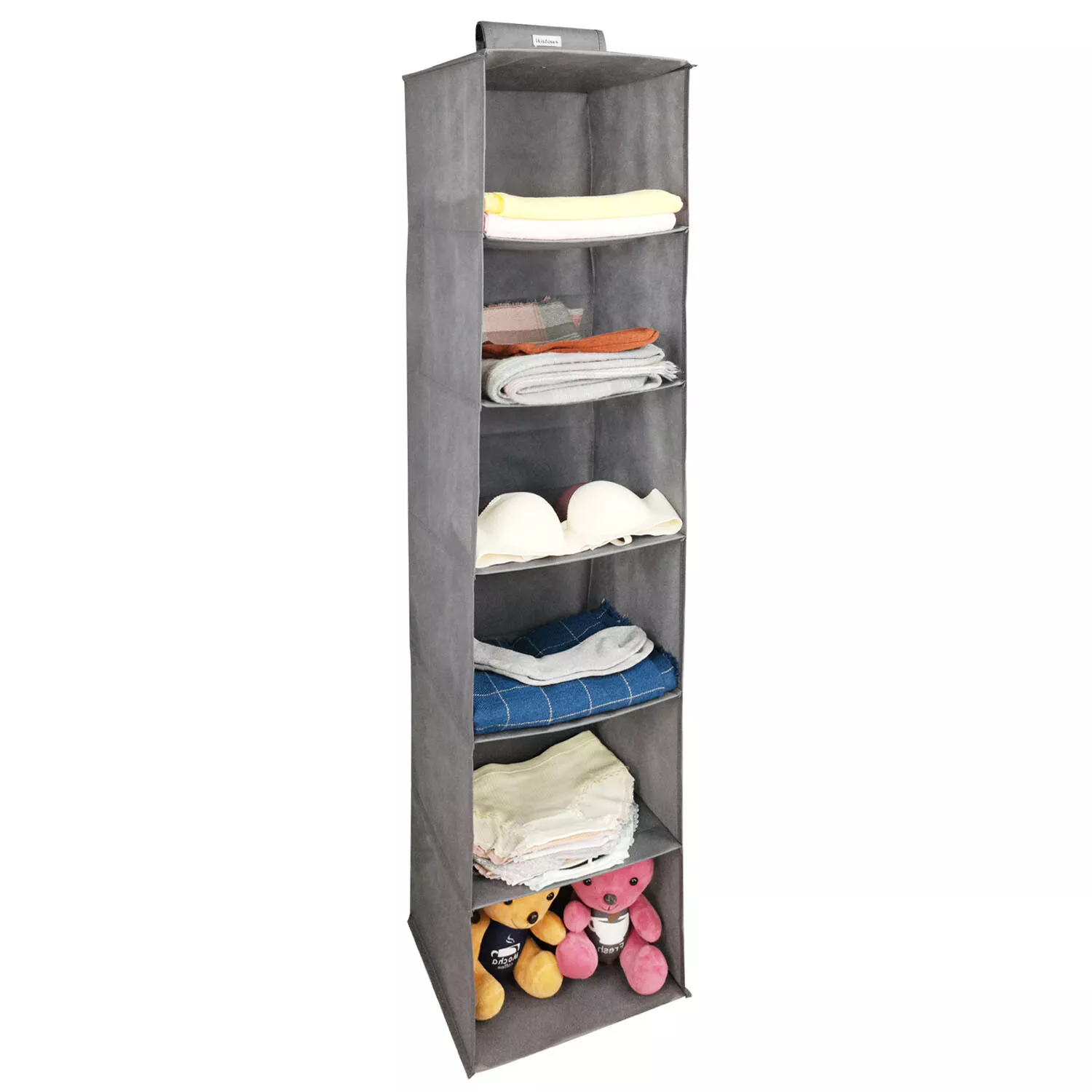 Hanging Closet Shelves 6-Tier Wardrobe Hanger 6 Sh